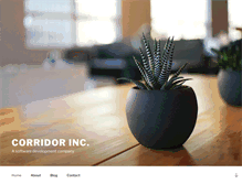 Tablet Screenshot of corridor-inc.com